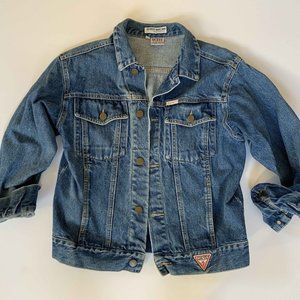 Vintage 80s Guess denim jacket 14yo XS women